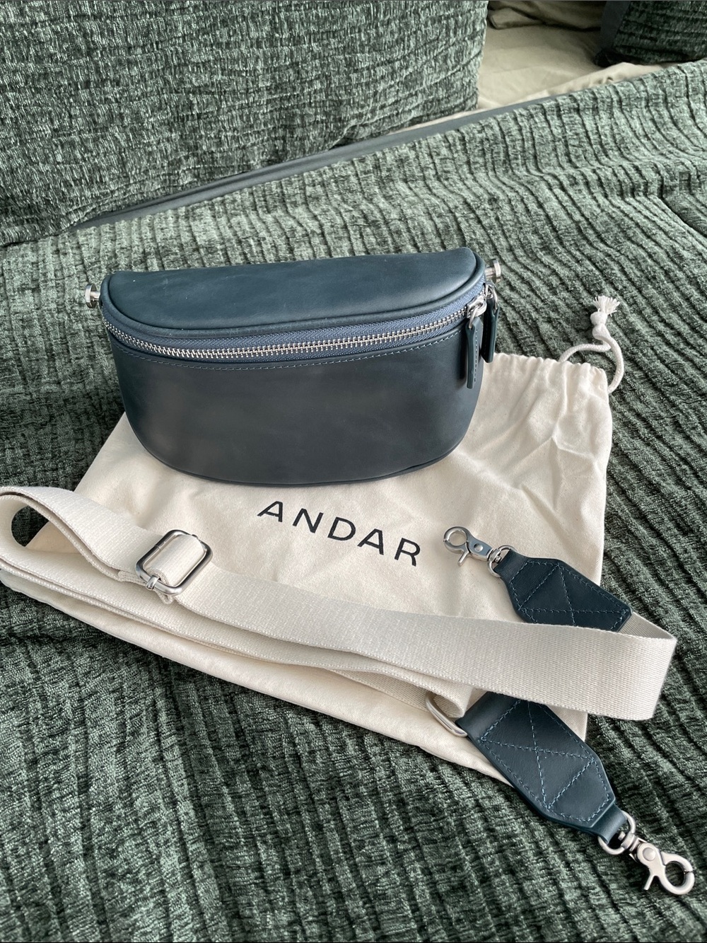 ANDAR Midnight Leather Mini Waymaker Crossbody